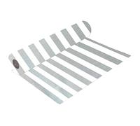 Bobina papel 62 cm Rayas Plata