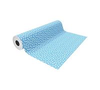 Bobina Papel Regalo ANDINA, 62 cm. x 85 m. Azul Margaritas