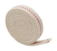 Bobina plana de algodón de 1 m para lámpara de aceite, linterna de queroseno y quemador de camping, soporte de llama constante (ancho 1,2 cm)