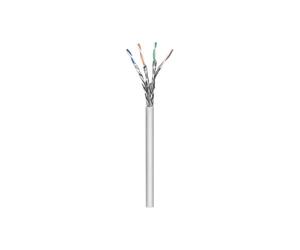 Bobina S/FTP, 4 pares, cable de categoría 6 A, cobre, 100 m, PIMF, flexible, Gris
