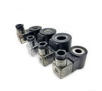 Bobina solenoide resistente de 26 mm, diámetro de 51 mm de altura (20 | Funcionamiento de 12 V CC, orificio de 20 mm, cuerpo de aleación de aluminio, se adapta a válvulas estándar, uso industrial