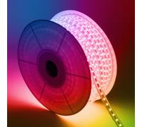 Bobina Tira LED RGB 220V AC 60 LED/m 50m IP65 Ancho 16mm Corte cada 100 cm