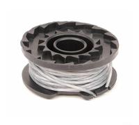 Bobina y línea de recortadora para ART 23SL ART 26SL F016800385 TR885 compatible con CLGT2425A RLT36 Series Nylon 65mm Wire 4.9m Cable fácil de instalar Ligero Jardinería Borde de césped