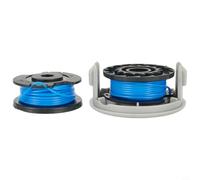 Bobina y tapa de hilo para Kärcher LTR 18-30 para cortacésped, repuesto 2.444-016.0, ABS resistente, montaje sin herramientas, incluye 2 bobinas y 1 cubierta