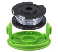 Bobina y tapa para recortadora Greenworks 21287 de 24 V, con hilo de nailon de poliamida