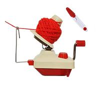 Bobinador de bolas de hilo, telar de tejer de ganchillo Swift Yarn Fibra String Ball Wool Winder Kit de herramientas de bricolaje, 1 bobinador de bolas de hilo + 1 tijera (2)