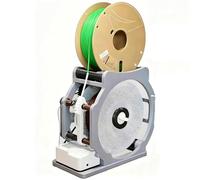 Bobinador de carrete eléctrico, rebobinador de filamento con inicio/parada automático para impresora 3D y alambre de soldadura, tensión y dirección ajustables, soporta ≤4 mm