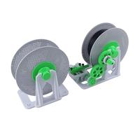 Bobinador de filamento para impresora 3D, bobinador manual para PLA/PETG/ABS/TPU/nailon, bobinado eficiente de filamento de 1 kg que evita enredos, diseño de manivela manual