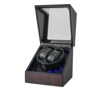 Bobinador de reloj para relojes automáticos doble, caja de bobinador automático de relojes, giratorio de reloj para Rolex con luz LED, batería o USB, regalo para hombres y mujeres, motor Mabuchi