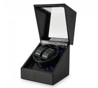 Bobinador de reloj para relojes automáticos doble, caja de bobinador automático de relojes, giratorio de reloj para Rolex con luz LED, batería o USB, regalo para hombres y mujeres, motor Mabuchi