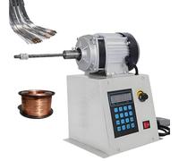 Bobinadora automática CNC, bobinadora de alambre de control digital con velocidad ajustable de 0 a 500 RPM, rango 0-9999 para bobinas de motor y correas