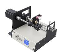 Bobinadora Automática de Bobinas, Bobinadora de Anudado de Sedal, Precisión de ±0,01 mm, 2-15 Vueltas/s, Pantalla LCD, Cableado Automático, Bobinadora Industrial para Alambre de Soldadura