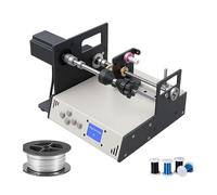 Bobinadora automática de cables industriales de 900 RPM con pantalla LCD, bobinadora de amplificadores de tubos de cable, precisión de ±0,01 mm, for alambre metálico, sedal e hilo de seda.
