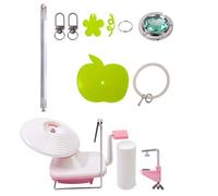 Bobinadora de bolas de , bobinadora de para ganchillo, bola de almacenamiento de , herramienta para hacer ganchillo, suministros de manualidades y costura, almacenamiento para cumpleaños