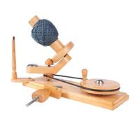 Bobinadora de bolas de hilo de madera | Bobinadora de hilo manual | Bobinadora de bolas de hilo de madera hecha a mano para tejer ganchillo, enrolladora de bolas de centro de regalos para tejer