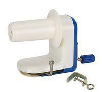 Bobinadora de bolas de hilo Herramienta de tejer multifuncional portátil operada a mano para artesanos del hogar Plástico ABS Metal Tamaño compacto 14x11,5x11,5 cm Incluye