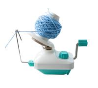 Bobinadora de bolas de hilo, ligera enrolladora de hilo para el hogar, operada a mano, portátil, reutilizable, manual, de lana para tejer, bufandas, suéteres, juguetes de ganchillo, manoplas