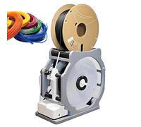 Bobinadora de filamento 3D, rebobinadora eléctrica con función inteligente de arranque/parada para bobinado limpio y uniforme de bobinas de 1 kg