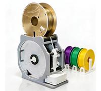 Bobinadora de filamento para impresora 3D con parada de arranque automático, ajuste universal para carretes de 1 kg, envoltura perfectamente sin enredos, para PLA PETG, ABS, TPU