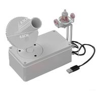 Bobinadora de hilo eléctrica recargable por USB con velocidad de rotación ajustable para una formación de bolas ordenada compatible con cargadores domésticos comunes (versión estándar)
