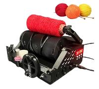 Bobinadora eléctrica de cono de hilo, máquina automática de bobinado de tubos con pausa y detección de longitud para ganchillo y costura