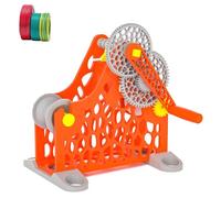 Bobinadora manual de filamento 3D, retractor de filamento con manivela, diseño modular desmontable, sin enredos, enrutamiento uniforme del cable, para bobinas de 1 kg(Orange)