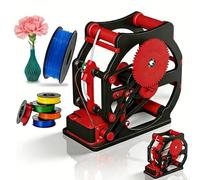 Bobinadora y rebobinadora de filamento, rebobinador eléctrico de impresora 3D con parada de arranque automático, envoltura limpia para carretes de 1 kg PLA PETG ABS TPU