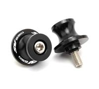bobinas basculante Moto 1 Par De Tornillos Deslizantes para Carretes De Basculante, Cubierta De Perno Y Soporte para Sv650 Sv650s Sv650x Sv 650 SX 1999-2024, Accesorios para Motocicleta(Black-1)