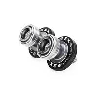 bobinas basculante Moto Deslizador De Basculante Aleación CNC para GSX-8S GSX8S GSX 8S 2023 2024 - Kit Deslizadores Eje Motocicleta con Protección Anticolisión Carrete(4)