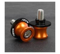 Bobinas Brazo Oscilantes Diábolos Motocicleta para BMW F 900XR F900XR 2018-2022 Tornillos De Soporte De Deslizadores De Carretes De Basculante De 8 Mm para Motocicleta(Naranja)