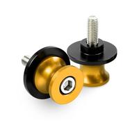 Bobinas Brazo Oscilantes Diábolos Motocicleta para CBR1100XX CBR250R CBR300RR Tornillo M8 para Soporte Deslizante De Carretes De Basculante para Motocicleta(Oro)