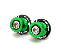 Bobinas Brazo Oscilantes Diábolos Motocicleta para Yamaha YZF R1 YZFR1 1999-2023 Tornillos del Soporte De Los Deslizadores De Los Carretes del Basculante(Verde)