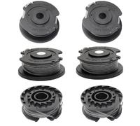 Bobinas de cortacésped (6 Piezas)，Compatible con Bosch Akku Rasentrimmer EasyGrassCut 18, 23, 26, 18-230,18-260, Bosch Art 23 SL 26