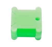 Bobinas de coser, 100 Uds., soporte for hilo bordar, bobina, plástico, costura, punto, tablero almacenamiento, tarjeta, organizador(Green)