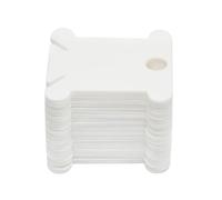 Bobinas de coser, 100 Uds., soporte for hilo bordar, bobina, plástico, costura, punto, tablero almacenamiento, tarjeta, organizador(White)