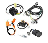 Bobinas De Encendido Paquete De Bobinas De Encendido Arnés De Cableado Kit De Reparación De Relé Regulador De Paquete De Bobinas De Encendido 32100-Hm5-A10 para Fourtrax 300 Trx300 Fw 1998-2000