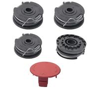 Bobinas de hilo para cortabordes Bosch ART 36-36 LI, ART24/24+, ART 27/27+, ART 30/30+, bobina de repuesto F016800351 (4 bobinas, 1 tapa de bobina)