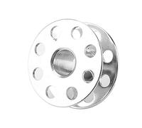 Bobinas de máquina de Coser de 100 Piezas, bobinas de Costura de Acero Inoxidable para máquinas de Coser industriales universales(#1)