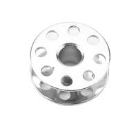 Bobinas de Metal para Máquina de Coser Industrial 270010, 100 Unidades, 2.1x2.1x0.8 cm, Universales con Agujeros, Accesorios para Máquinas de Coser