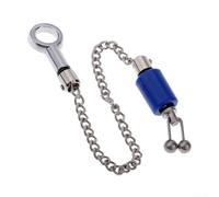 Bobinas de pesca de carpa, indicadores fiables de alarma de mordida con diseño resistente (azul)