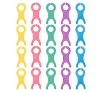 Bobinas de plástico para hilo de bordar, Bobinadora de hilo plástico Multicolor, 100 Uds., organizadores lana tejida, accesorios for coser