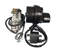 Bobinas Encendido Para Suzuki LT50 LT 50 ALT50 JR50 LTA5 Para Quadrunner Carb Dirt Bike ATV Piezas Accesorios Carburador Con Bobina Encendido Y Conjunto Filtro Aire