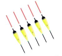 Bobinas flotadoras de madera para pesca, 5 unidades para aguas poco profundas, flotadores ligeros con opciones de flotabilidad, 2 g, 3 g, 4 g, ideal para varias especies de peces de agua dulce (3 g)