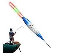 Bobinas iluminadas para pesca nocturna, con detección de peso, cambio de color, con luz LED, flotadores deslizantes de alta visibilidad para agua salada y agua dulce
