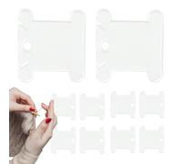 Bobinas para Hilo de Bordar | 10 Piezas de Organizador de Almacenamiento en Acrílico,Portahilos de Bordar | para Costura, Ganchillo, Lana, Manualidades, Bordado y para Organización del Hogar