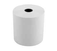 Exacompta - Ref. 40651E - Caja de 50 bobinas para máquina de calcular y caja - Ancho 57 mm x diámetro 60 mm - Mandril 12 mm - 1 pliegue offset extra blanco 60 g/m² - Metraje (+ o - 2m): 30 m