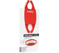 bobino Envoltura de Cable Grande - Rojo | para Cargadores de portátiles, Cables de extensión y Otros Cables domésticos