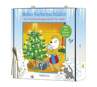 Bobo Siebenschläfer: Ein Weihnachtsgeschenk für Hasi: Hochwertiges Geschenkset mit Pappbilderbuch und Würfelpuzzle für Kinder ab 2 Jahren!