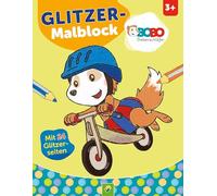 Bobo Siebenschläfer Glitzer-Malblock: Mit 48 Ausmalbildern und Glitzerflächen für Kinder ab 3 Jahren. Für jedes Kind die passende Herausforderung.