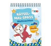 Bobo Siebenschläfer Rätsel-Mal-Spaß Weihnachten. Für Kinder ab 3 Jahren: Mit bunten Stickern I Das perfekte Geschenk für alle Bobo-Fans